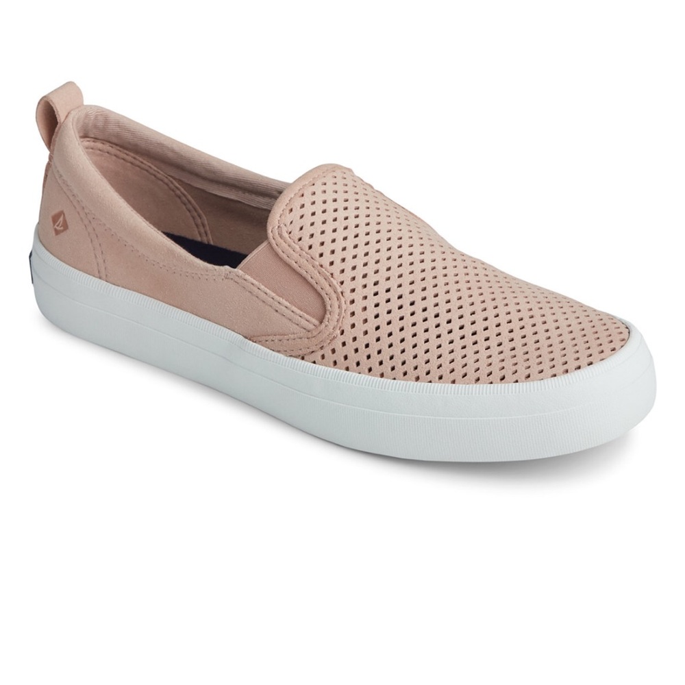 Sperry Dusty rose slip on sneaker. Size 7. Great used condition.